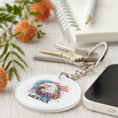  Amerikaanse adelaar Sleutelhanger (Voorkant Rechts)