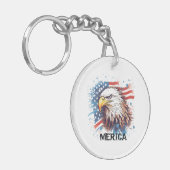  Amerikaanse adelaar Sleutelhanger (Voorkant Links)