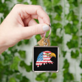 Amerikaanse adelaar sleutelhanger (Hand)