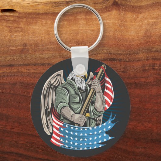 Amerikaanse adelaar sleutelhanger (Voorkant)