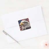 Amerikaanse Adelaar Sticker (Envelop)