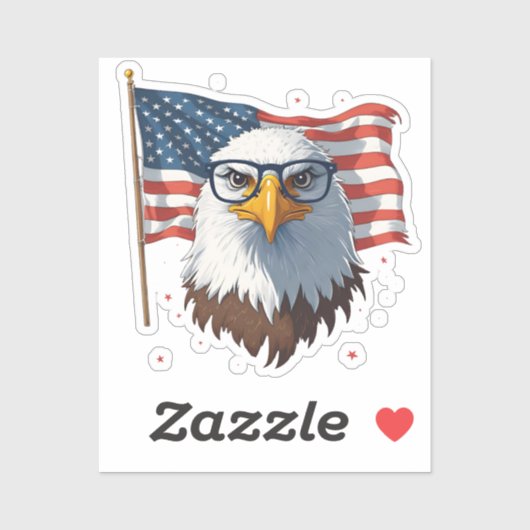 Amerikaanse Adelaar Stickers (Vel)