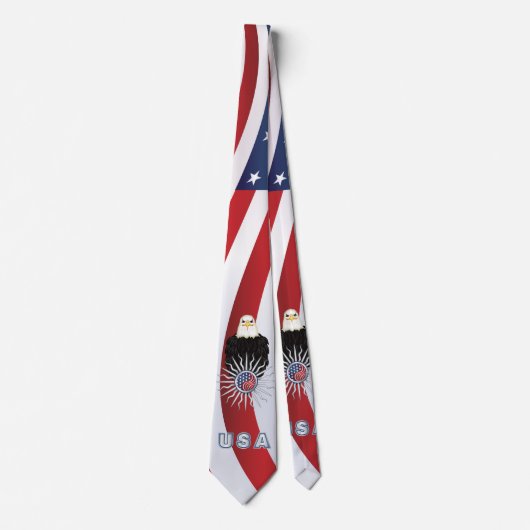 Amerikaanse Adelaar Stropdas (Voorkant)