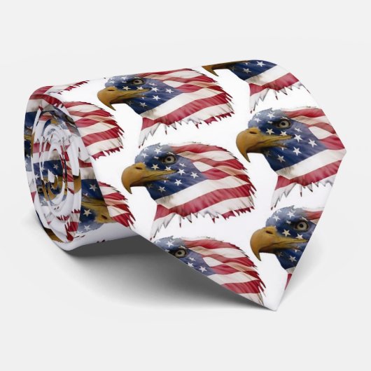 Amerikaanse adelaar stropdas (Opgerold)