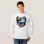 Amerikaanse Adelaar T-shirt (Voorkant volledig)