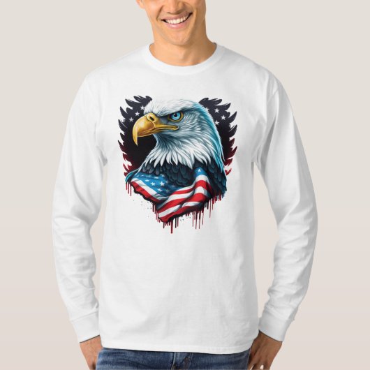 Amerikaanse Adelaar T-shirt (Voorkant)
