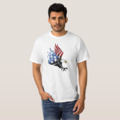 Amerikaanse adelaar t-shirt (Voorkant volledig)