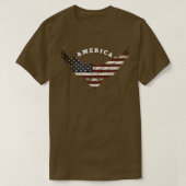 Amerikaanse adelaar t-shirt (Design voorkant)
