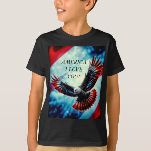 Amerikaanse adelaar t-shirt