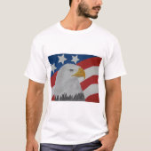 Amerikaanse adelaar t-shirt (Voorkant)