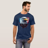 Amerikaanse adelaar t-shirt (Voorkant volledig)