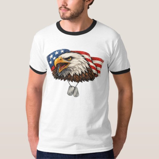 Amerikaanse Adelaar T-shirt (Voorkant)