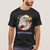 Amerikaanse adelaar t-shirt (Voorkant)