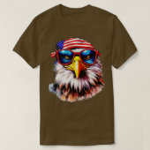 Amerikaanse adelaar t-shirt (Design voorkant)