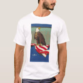 Amerikaanse adelaar t-shirt (Voorkant)