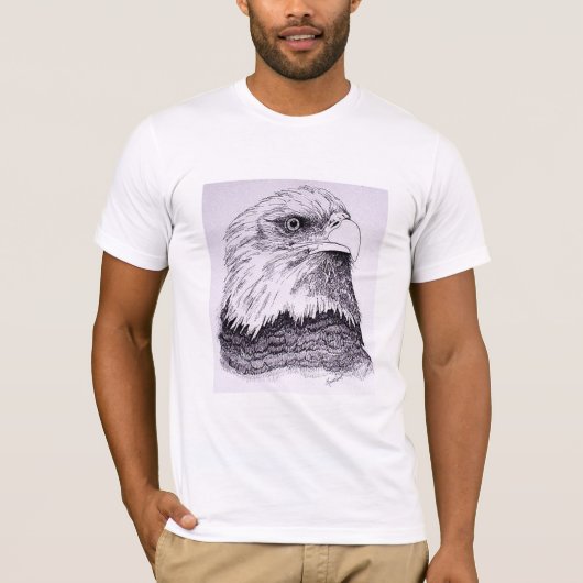 Amerikaanse adelaar t-shirt (Voorkant)