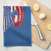 Amerikaanse adelaar theedoek (Quarter Fold)