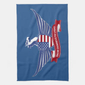 Amerikaanse adelaar theedoek (Verticaal)