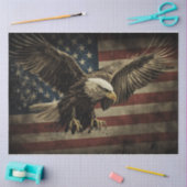 Amerikaanse adelaar tissuepapier (Craft)