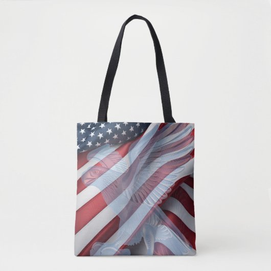 Amerikaanse adelaar tote bag (Voorkant)