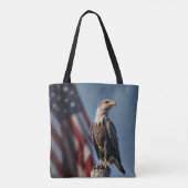 Amerikaanse adelaar tote bag (Achterkant)