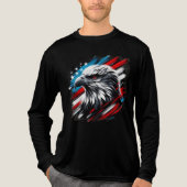 Amerikaanse adelaar Tri-Blend shirt (Voorkant volledig)