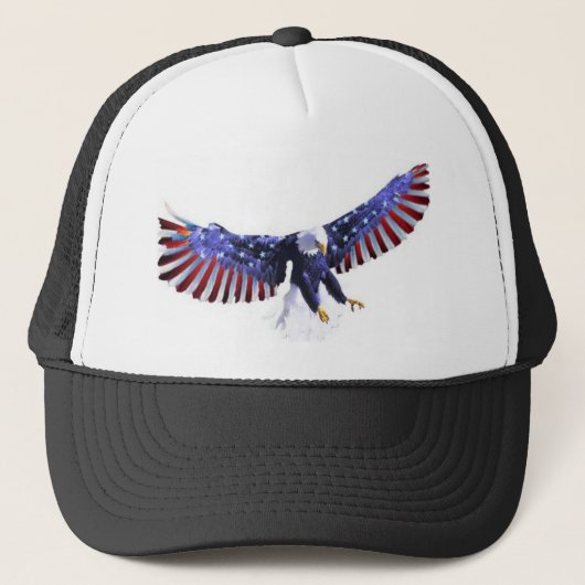 Amerikaanse adelaar trucker pet (Voorkant)