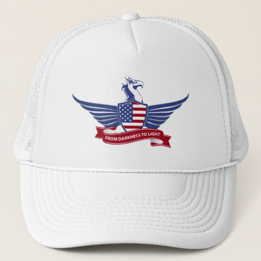 Amerikaanse adelaar trucker pet (Voorkant)