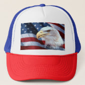 Amerikaanse adelaar trucker pet (Voorkant)