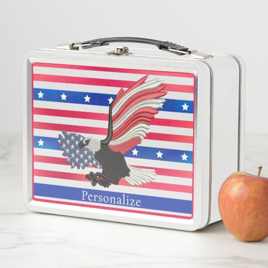 Amerikaanse adelaar USA Patriotic Stars Stripes (In situ)