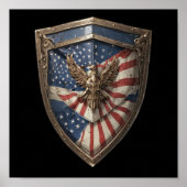 Amerikaanse adelaar van de vrijheid poster (Voorkant)