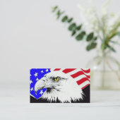 Amerikaanse adelaar visitekaartje (Staand voorkant)
