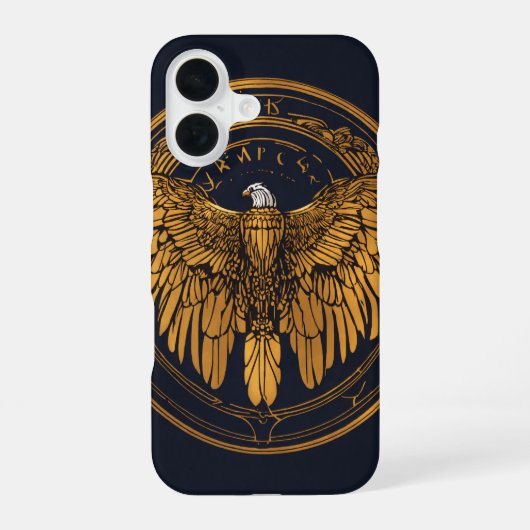 Amerikaanse adelaars trots iPhone 16 hoesje (Achterkant)