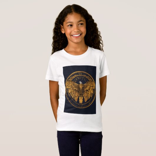 Amerikaanse adelaars trots t-shirt (Voorkant volledig)