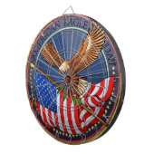 Amerikaanse Adelaarsdag Dartbord (Voorkant Rechts)