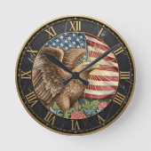 Amerikaanse Adelaarsklok, Amerikaanse vlag / Vere Ronde Klok (Voorkant)