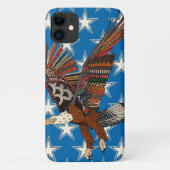 Amerikaanse adelblauw Case-Mate iPhone case (Achterkant)