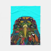 Amerikaanse adelblauw fleece deken (Voorkant)