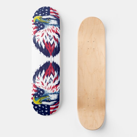 Amerikaanse adelvlag persoonlijk skateboard (Voorkant)