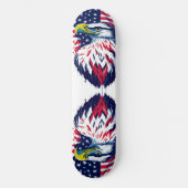 Amerikaanse adelvlag persoonlijk skateboard (Voorkant)