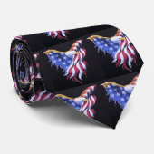 Amerikaanse adelvlag stropdas (Opgerold)