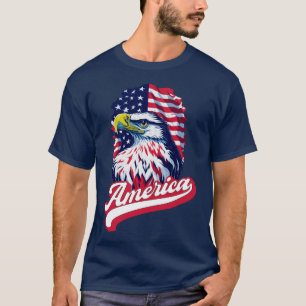 Amerikaanse adelvlag t-shirt