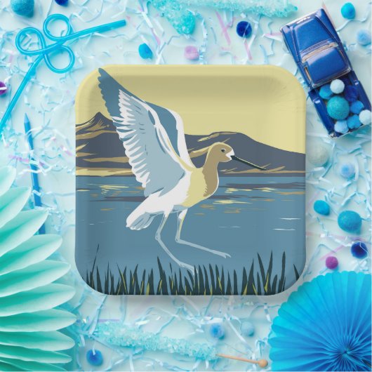 Amerikaanse advocaat papieren bordje (Feest)