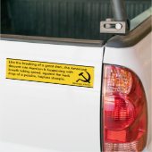 Amerikaanse afkomst naar marxisme (Mishin) Bumpersticker (Op Truck)