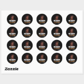Amerikaanse Afro-Amerikaanse Queen Black Pride Mel Ronde Sticker (Vel)