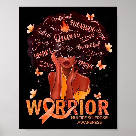 Amerikaanse Afro Zwarte Vrouwen Koningin Multiple Poster (Voorkant)