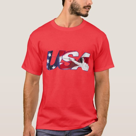 Amerikaanse afschermingen - rood Shirt (Voorkant)