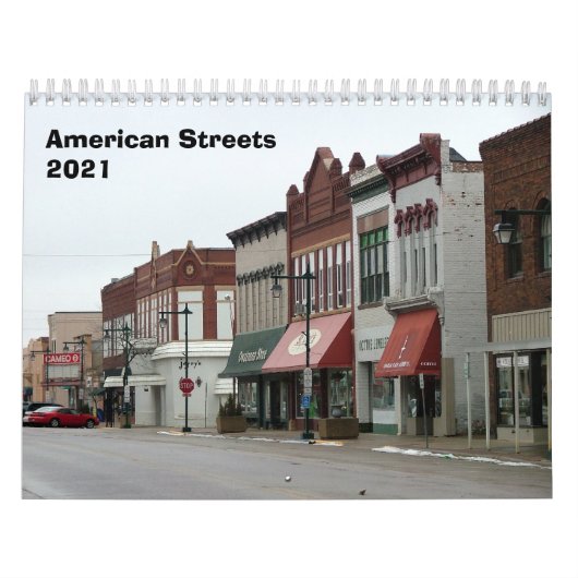 Amerikaanse agenda voor Streets - 2021 Kalender (Hoes)
