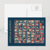 Amerikaanse Agitprop in de tijd van Obama - Briefk Briefkaart (Voorkant / Achterkant)