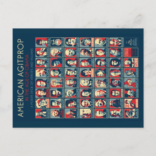 Amerikaanse Agitprop in de tijd van Obama - Briefk Briefkaart (Voorkant)